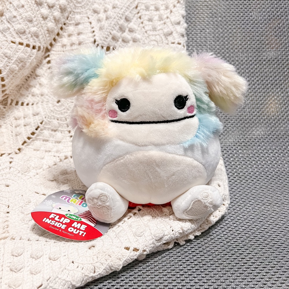 5” Zaylee the Bigfoot / Norman the Gnome Flipamallow Squishmallow | BNWT